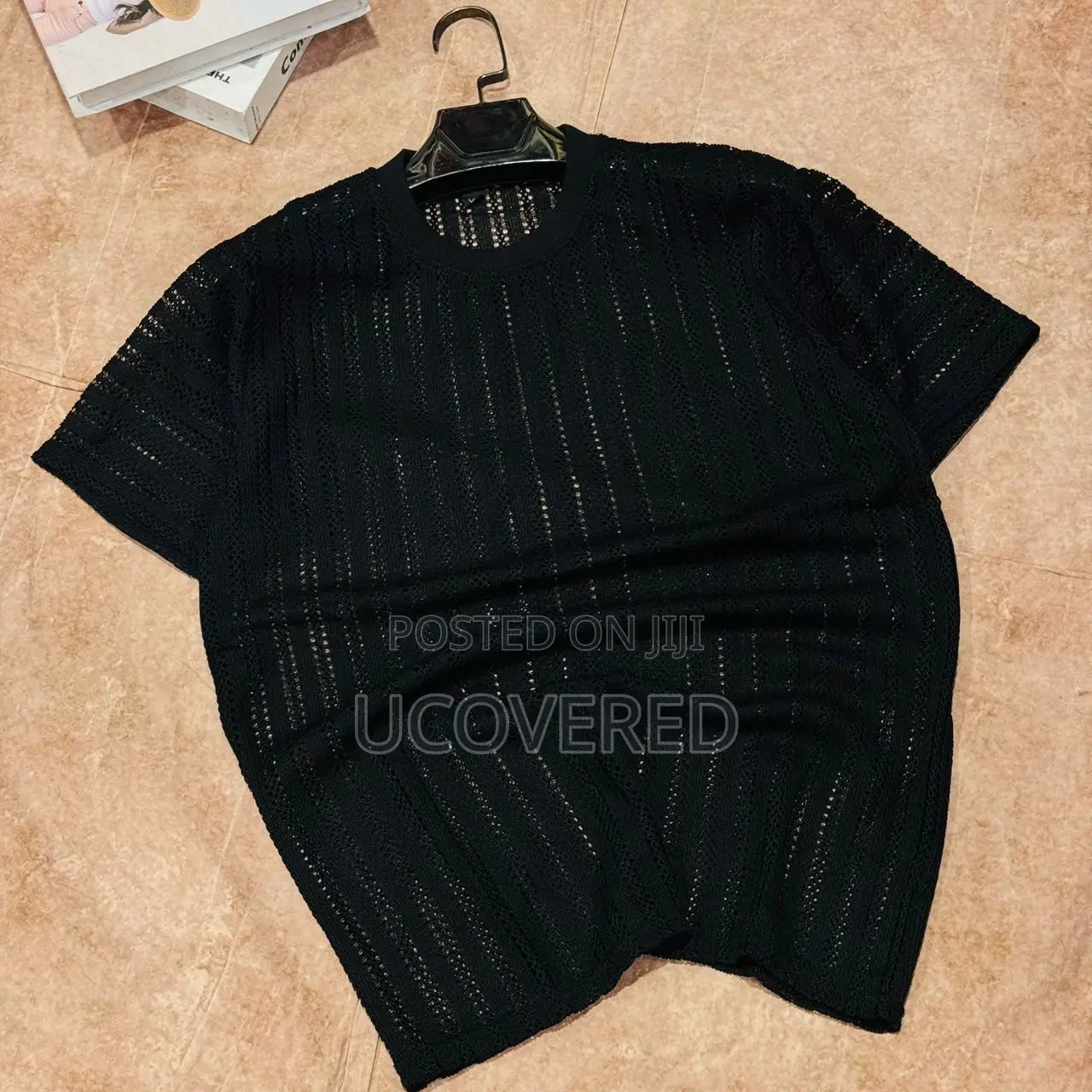 Men’S Mesh Top Short Sleeve Fitted Muscle Shirt