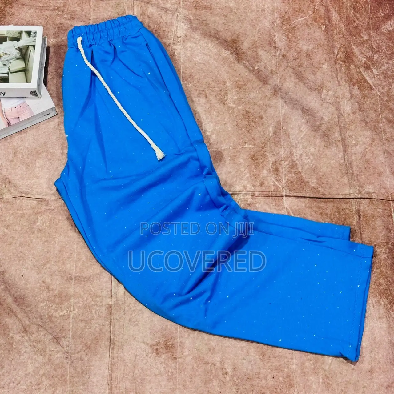 Unisex Sweatpants Graphic Flare Rhinestone Waist Drippy