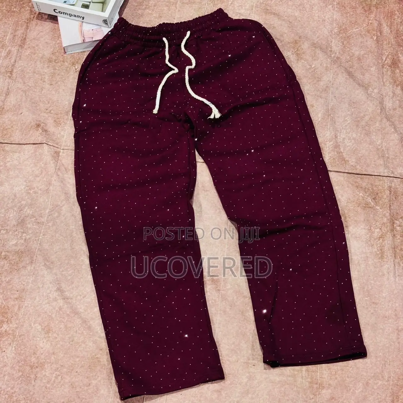 Unisex Sweatpants Graphic Flare Rhinestone Waist Drippy