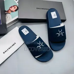 Balenciaga Men’S Open Toe Slide Sandal Comfortable Slippers