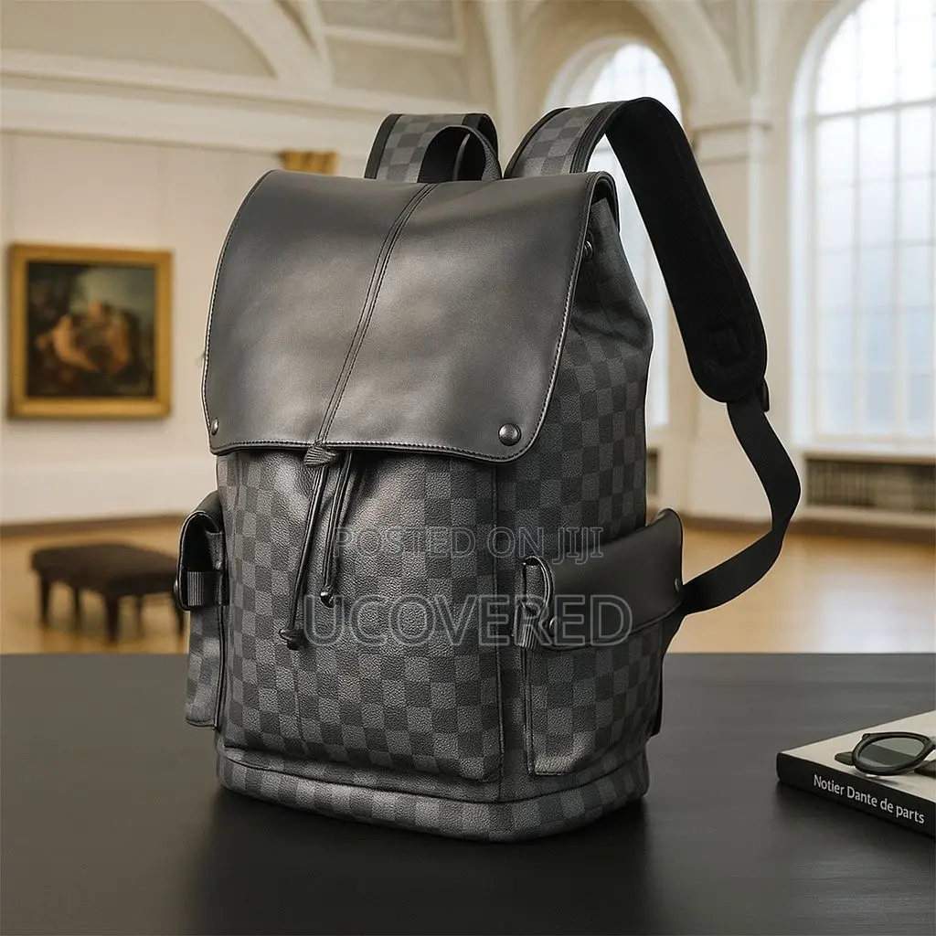Vintage Leather Travel Backpack Fit 15.6 Laptop Waterproof