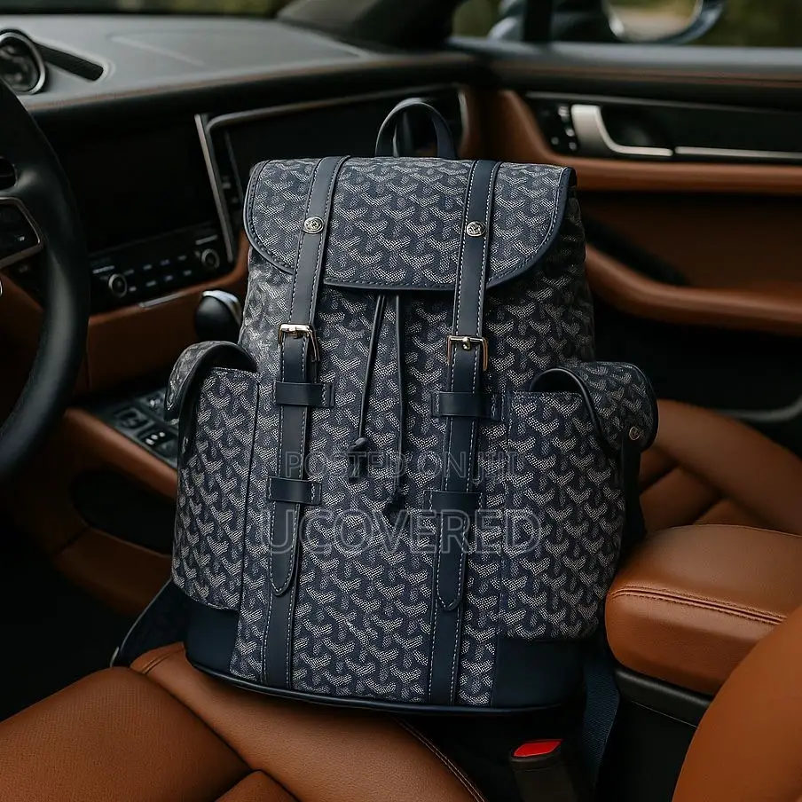 Goyard Unisex Backpack Luxury Anti-Theft Waterproof Bag