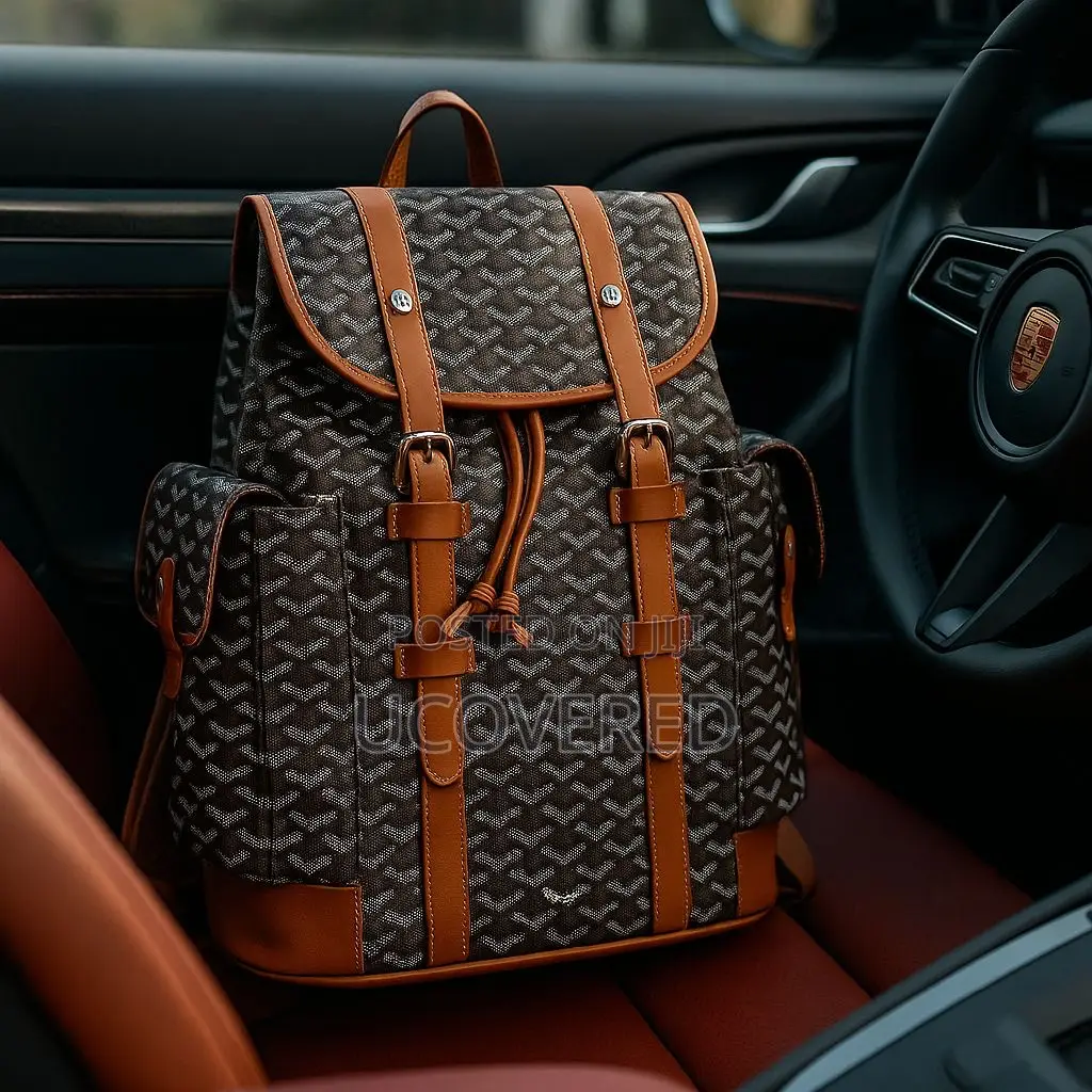 Goyard Unisex Backpack Luxury Anti-Theft Waterproof Bag
