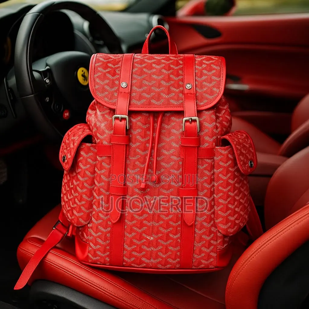 Goyard Unisex Backpack Luxury Anti-Theft Waterproof Bag