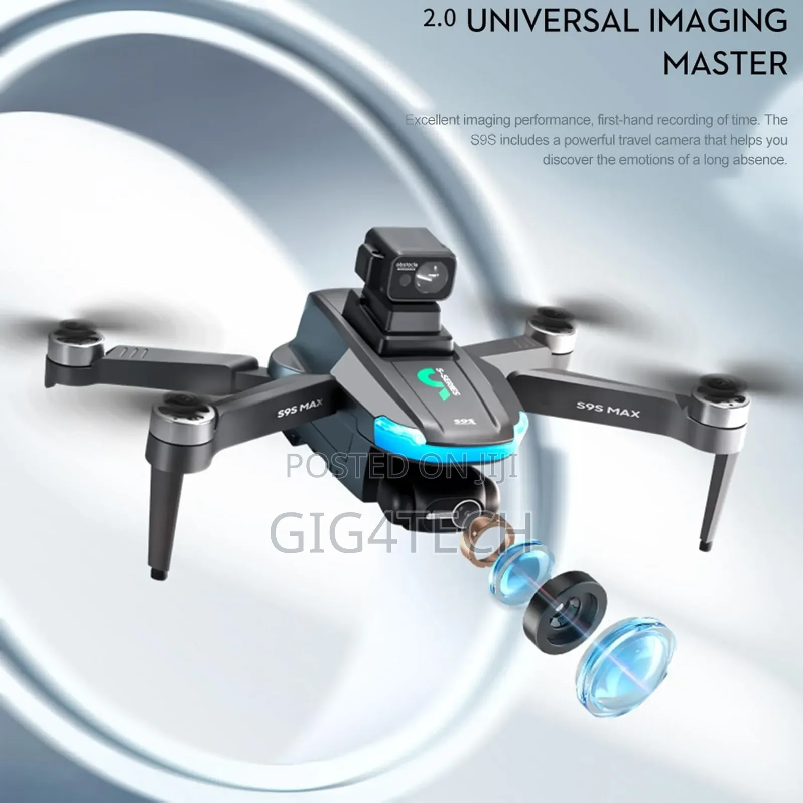 S9s Max GPS High Definition Drone With 2 Axis Gimbal