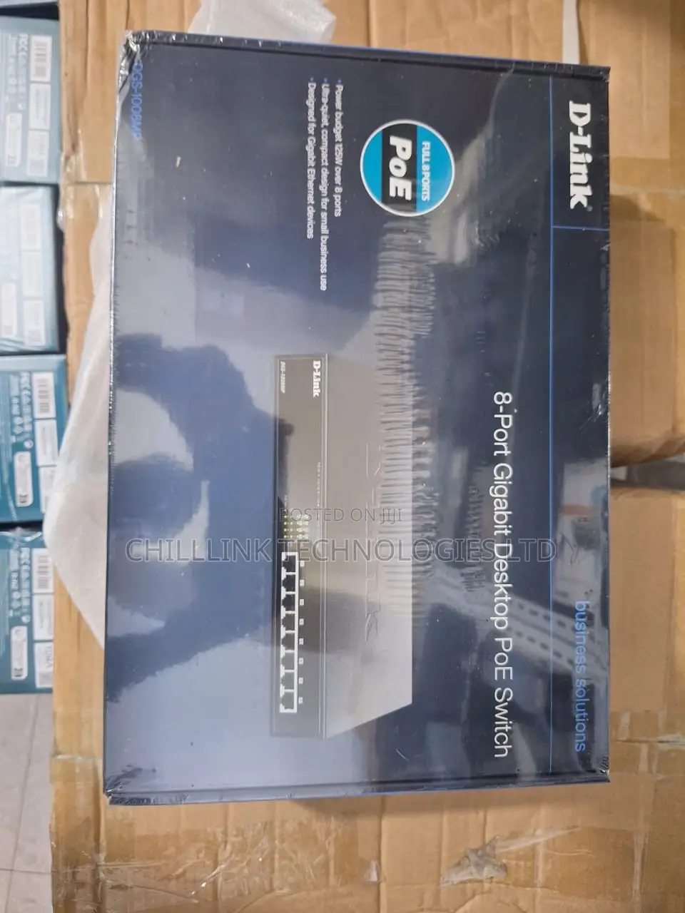 D-Link DGS-1008mp 8-Port Desktop Gigabit Max Poe Switch