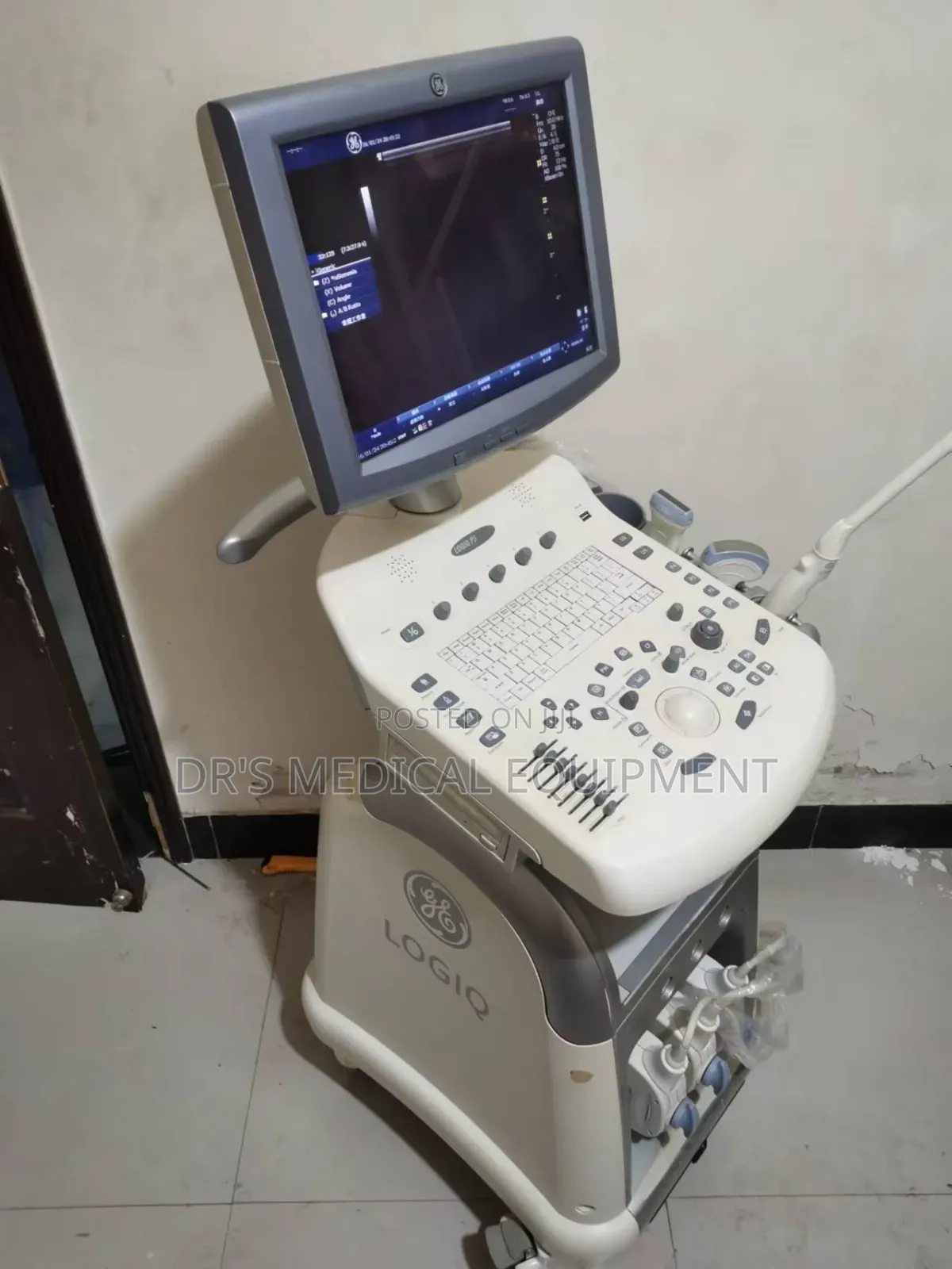 Slightly Foreign Used Ge Logic P3 Expert With 3probes + Printer