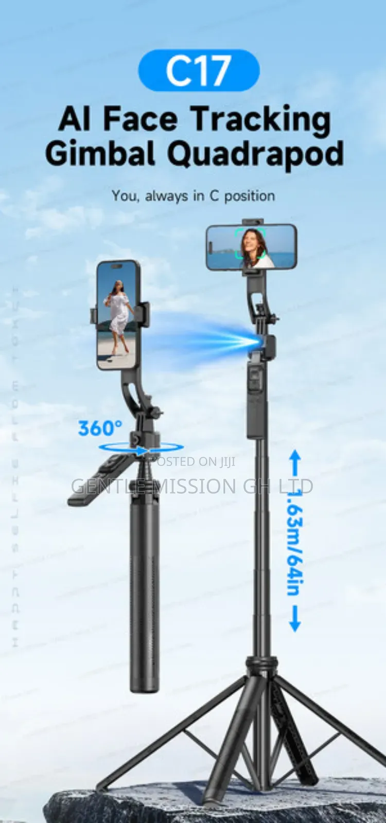 Ai Videos Facial Tracking With Balance Handle Remote 64"