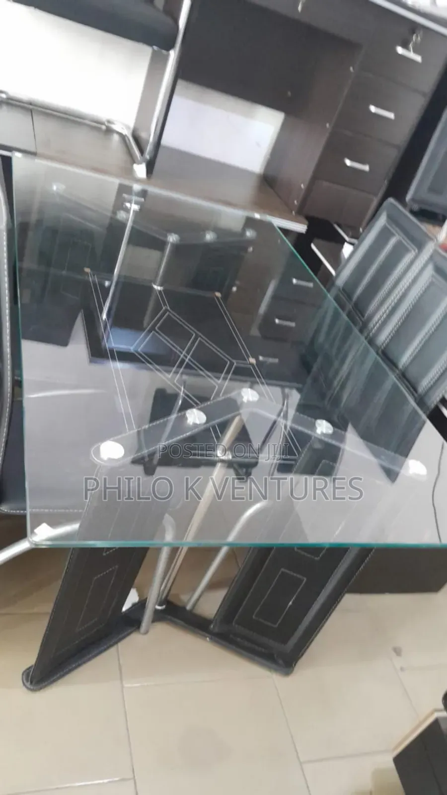 Dining Set With Glass