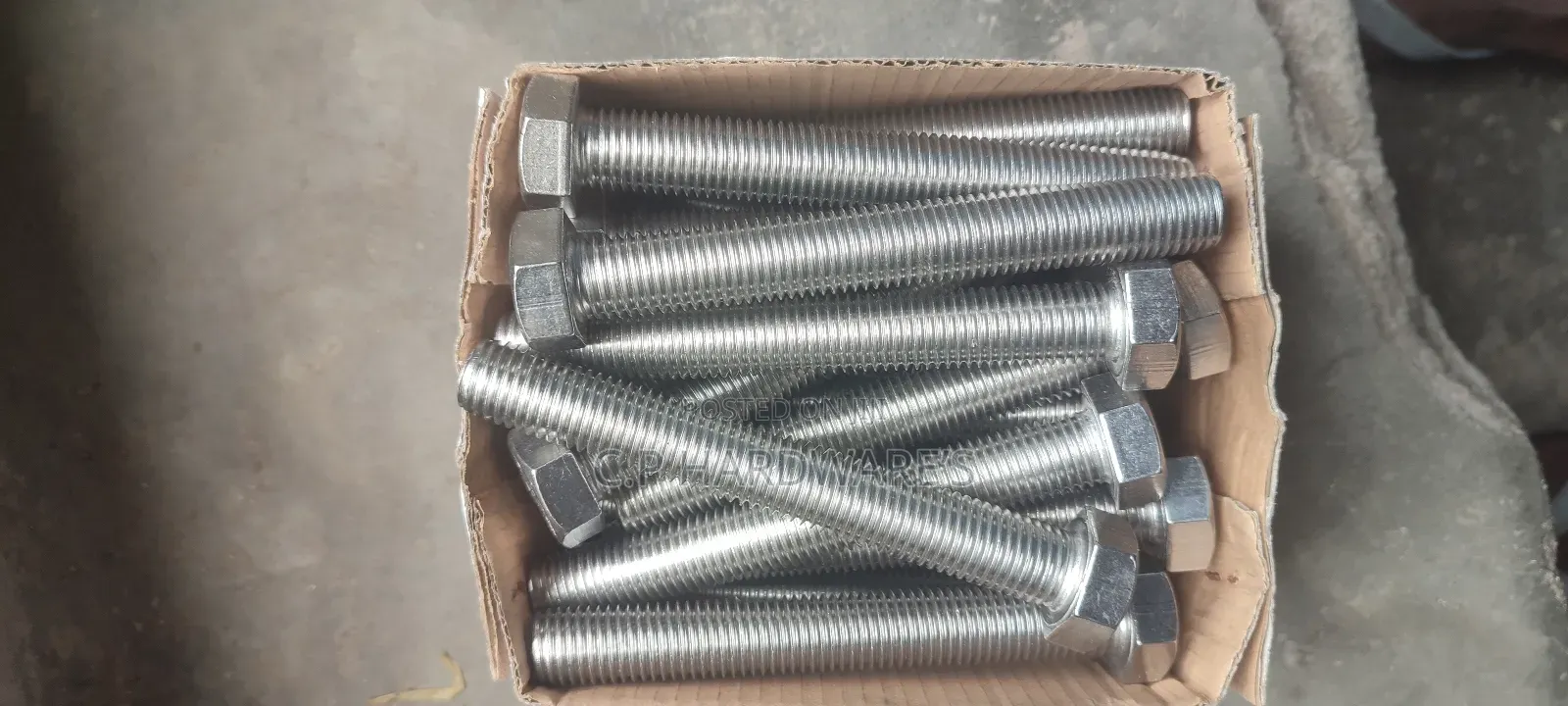 Bolt and Nuts Stainless Steel M16x120mm