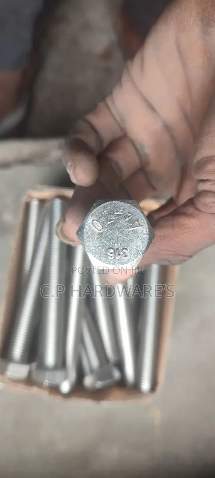 Bolt and Nuts Stainless Steel M16x120mm