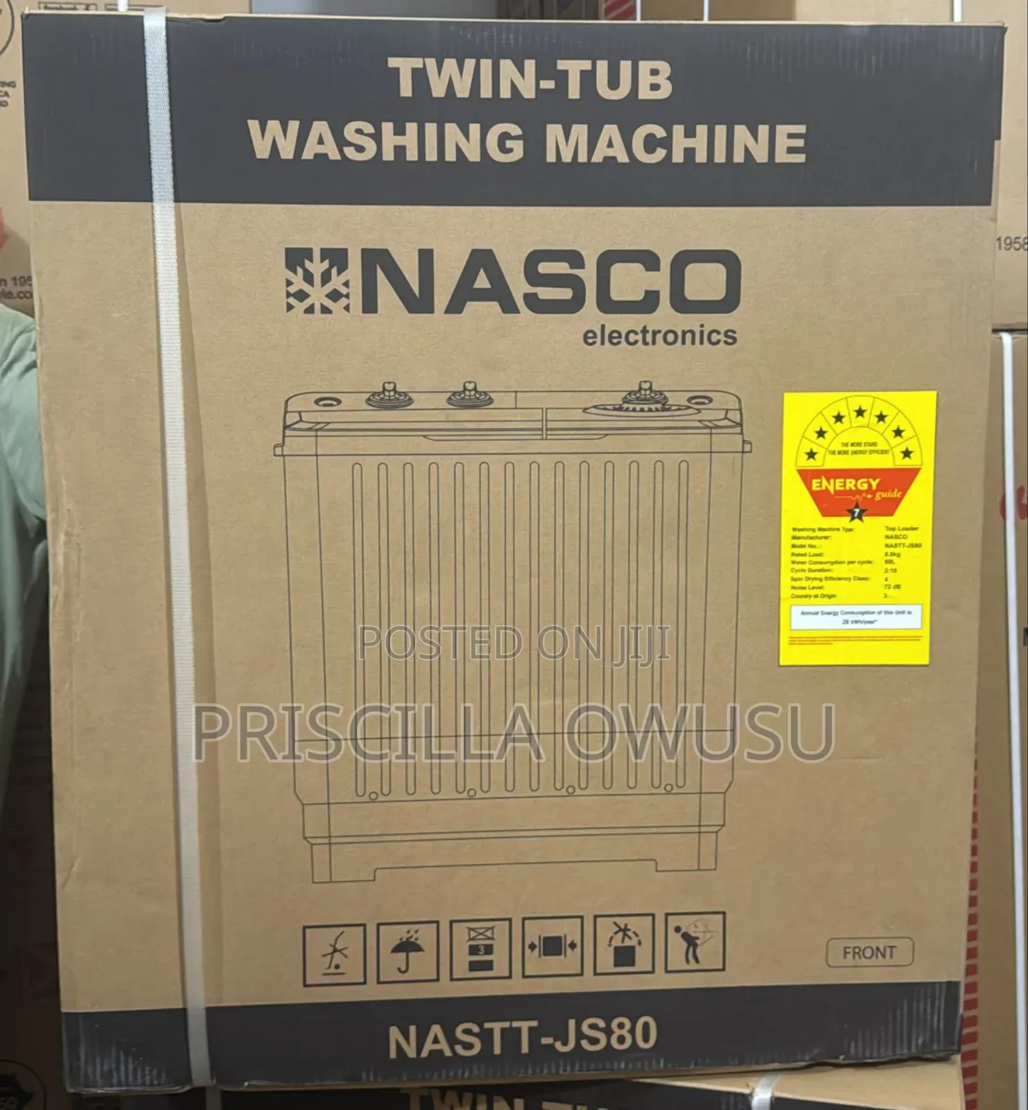 Nasco 8kg Washing Machine Available
