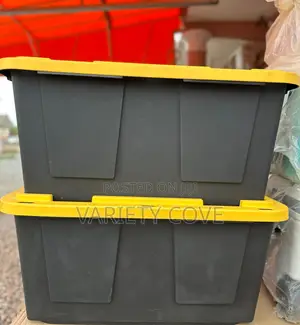 Green-Made Tote Containers(Black and Yellow) 27 Gallons