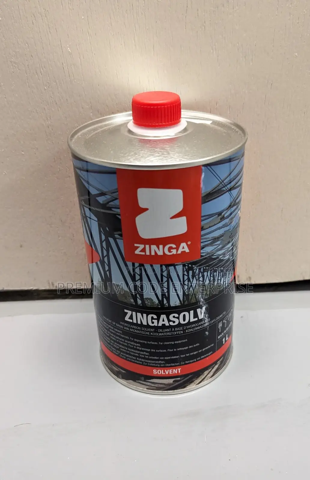 Zingasolve Solvent – 1l Thinner for Zinga Cold Galvanizing