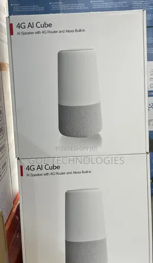 Photo - 4g Universal Router With Ai Speaker Alexa Inbuilt Ai Cube