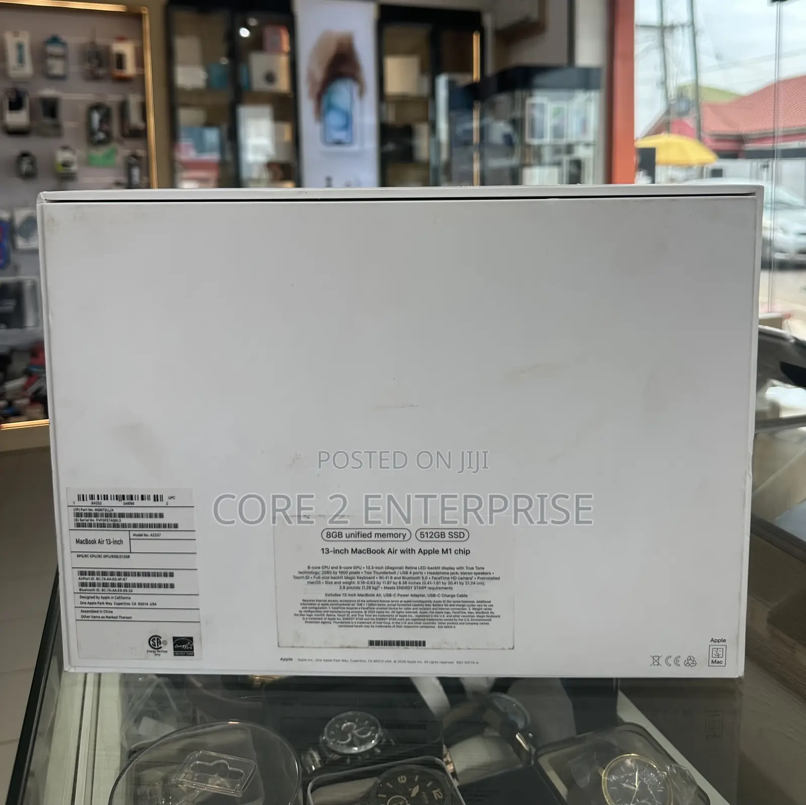 New Laptop Apple MacBook Air 2020 M1 8GB Apple M1 SSD 512GB