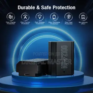Powerextra 2 Pack Sony Np-fz100 Battery 2500mah (Usb-c)