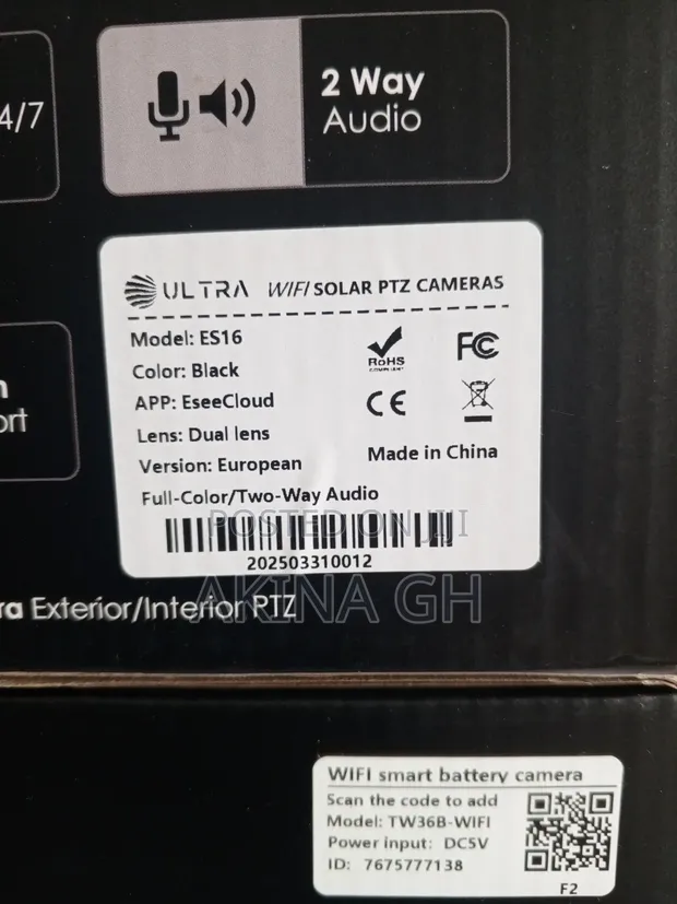 Ultra Full Color Ai Wifi Solar Dual Lens PTZ Camera 2