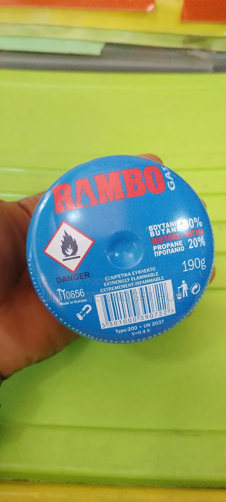 190g Butane Gas Cartridge