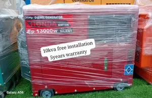 Master Backup Honda 10kva Diesel Generator 13000watts Honda
