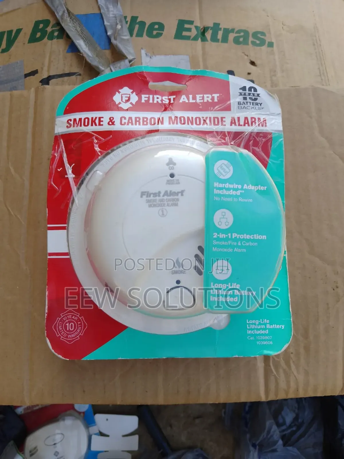 10 Year Battery Smoke & Carbon Monoxide Alarm (First Alert)