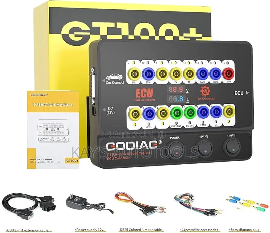 Godiag Gt100+ Pro Ecu Connector Obdii Breakout Box