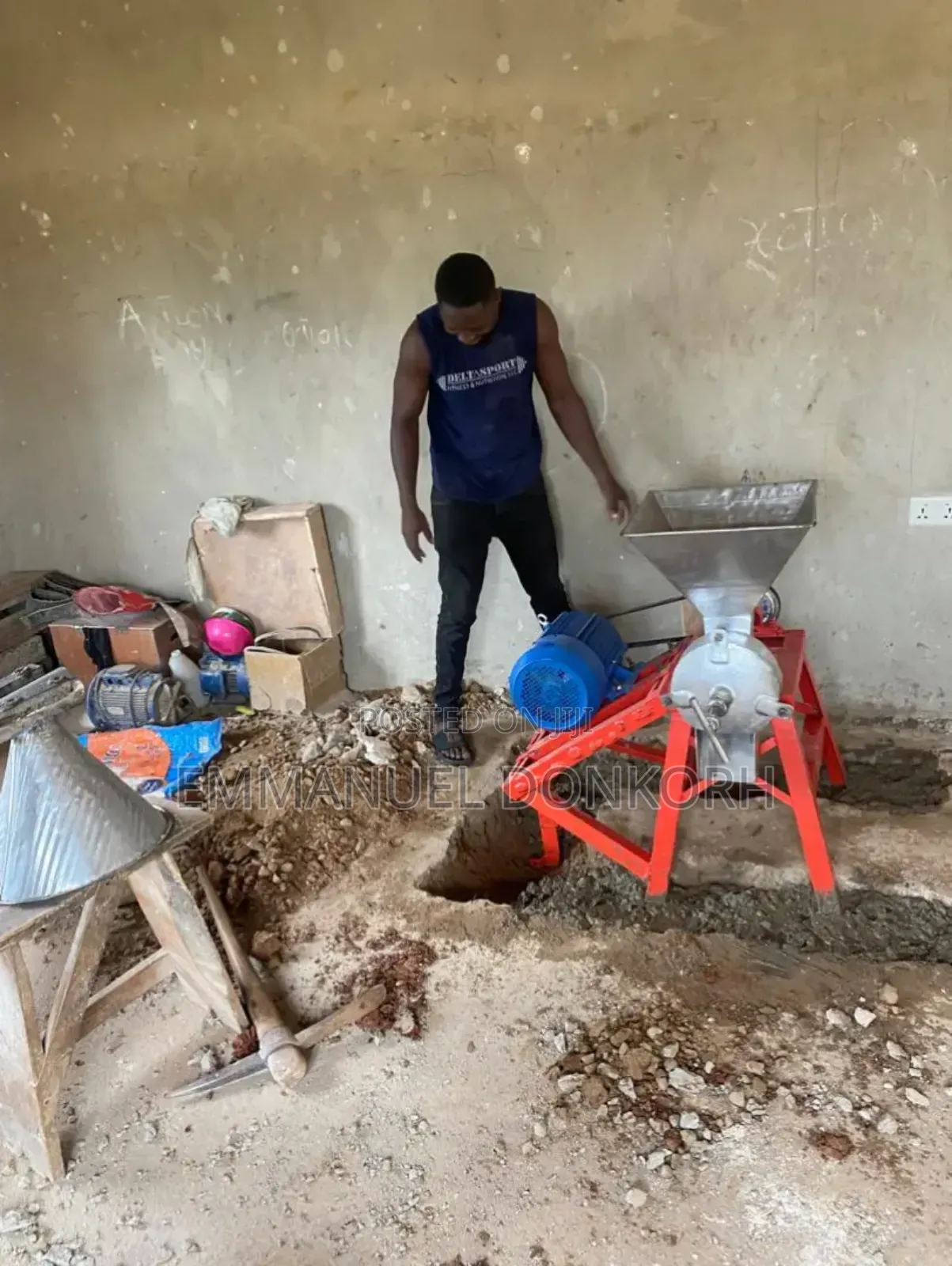 Industrial Groundnuts/Coconut Grinder Machine