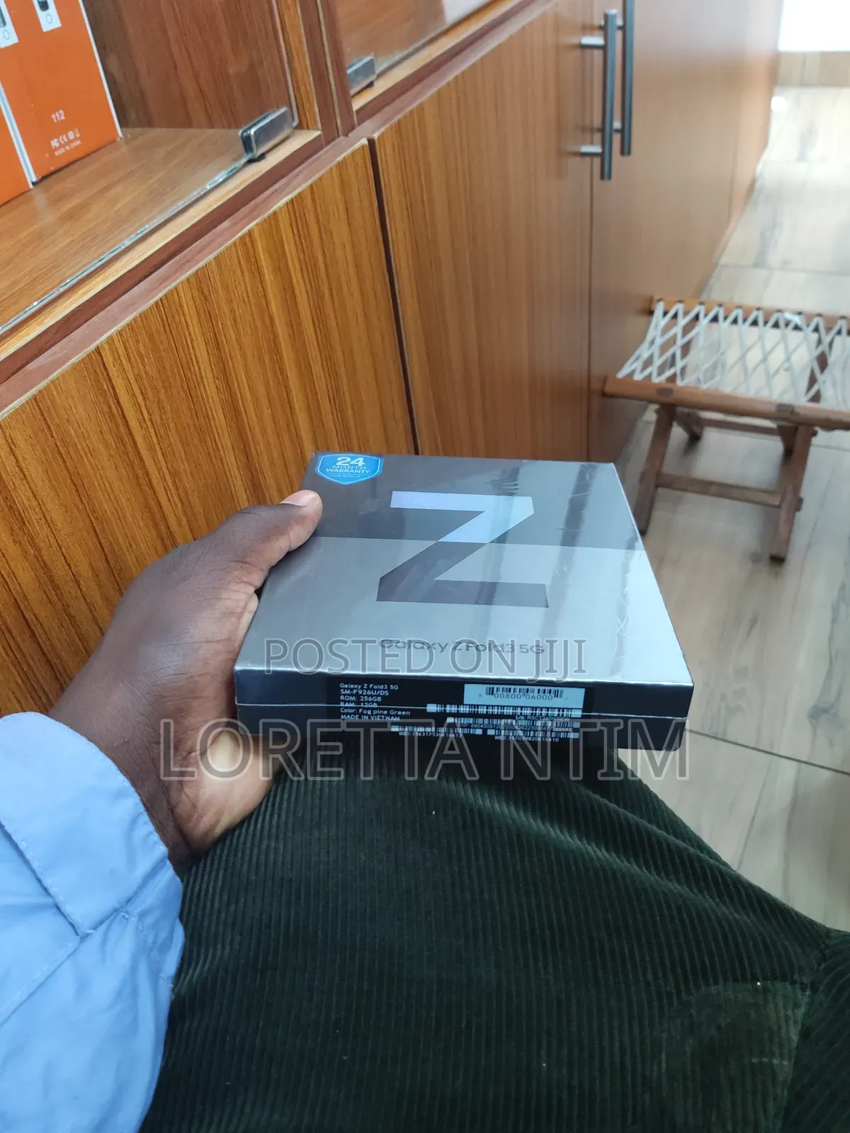 New Samsung Galaxy Z Fold 3 256 GB Black