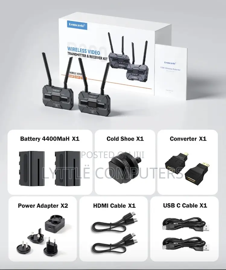Lemorele R200 Wireless Hdmi Transmitter Kit