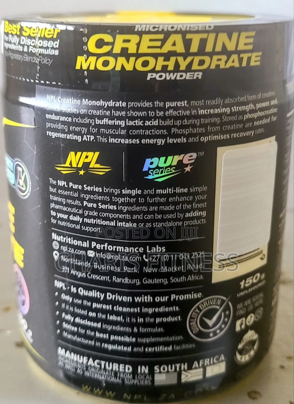 NPL Creatine Monohydrate (Micronized)