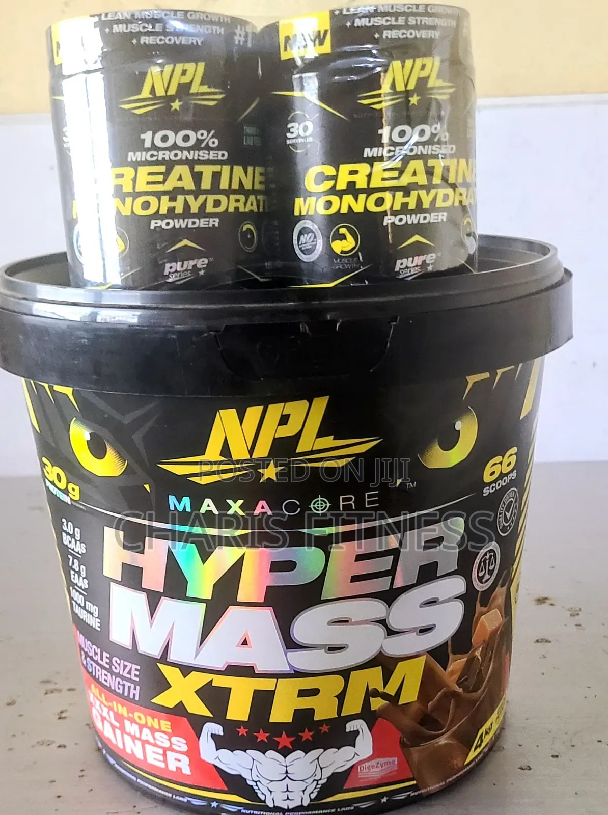 Mass Gainer 4kg + Micronized Creatine (2 Pairs)