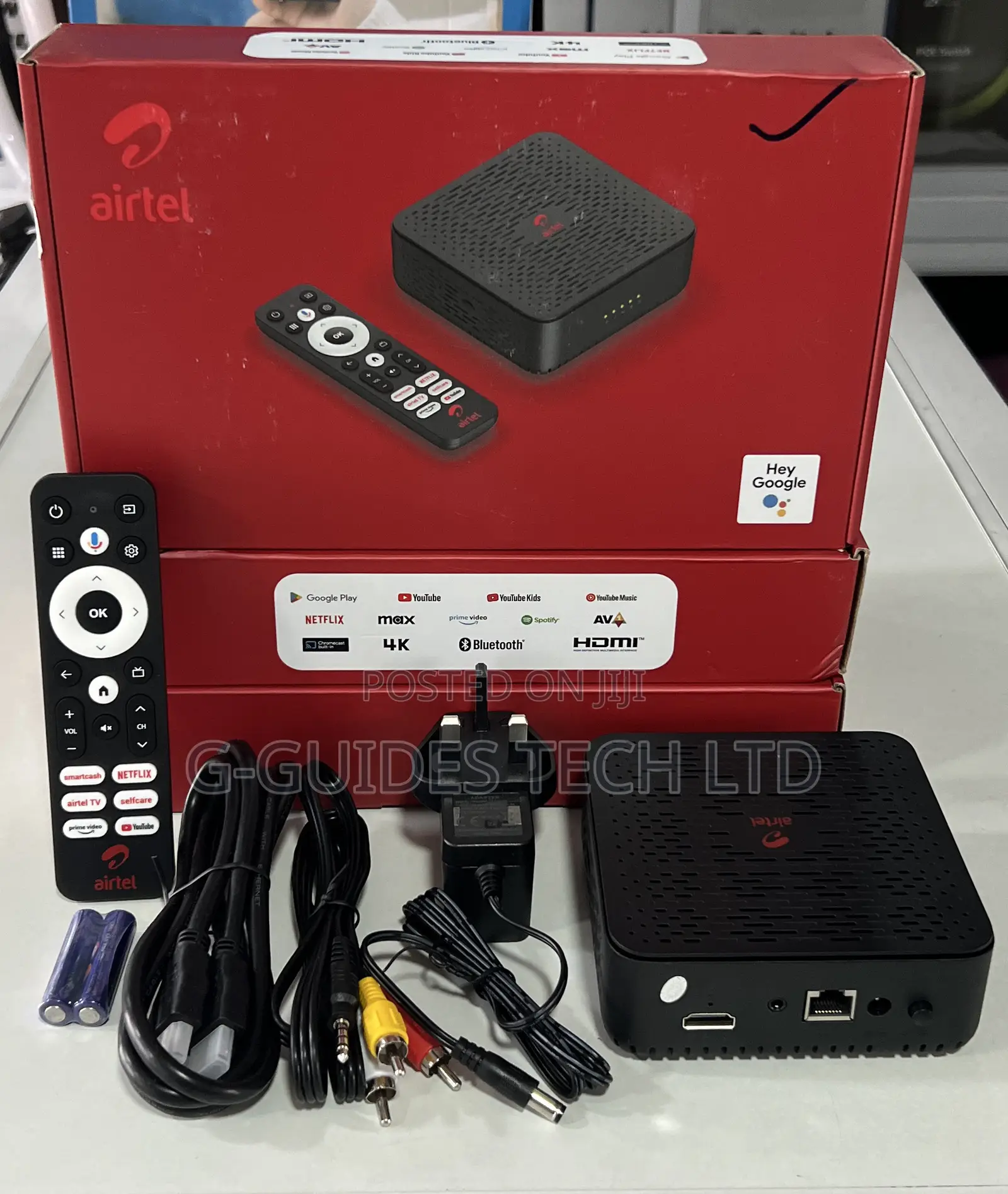 Airtel Android Tv Box D530 + 4g Universal Router 2 In 1