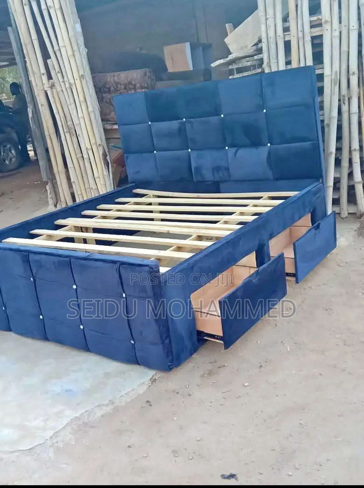 A Design Bed Frame With Side Withdrawals