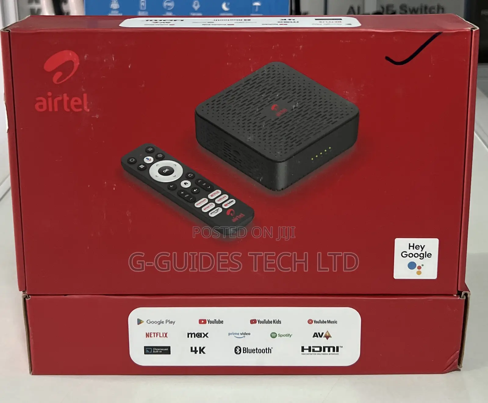 Airtel Android Tv Box D530 + 4g Universal Router 2 In 1