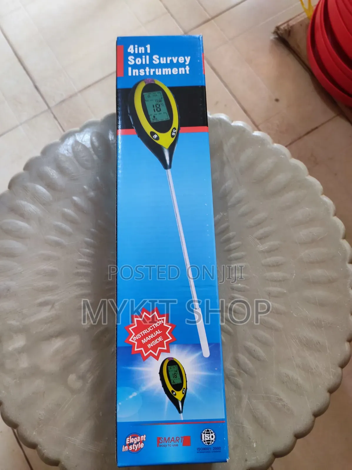 4 in 1 Soil Tester Blue