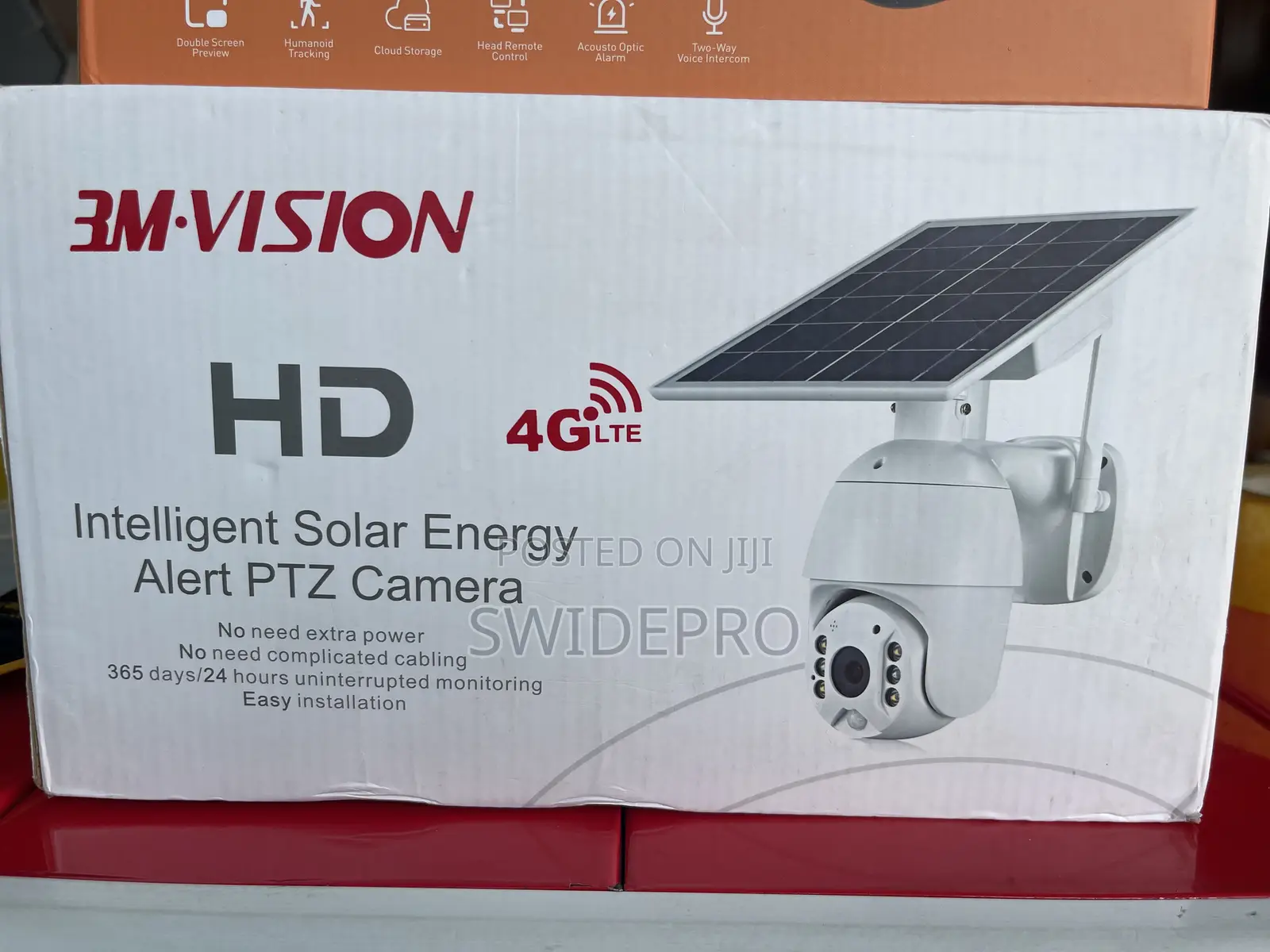 Ubox 5mp Hd 4glte Intelligent Solar Energy Alert PTZ Camera CCTV