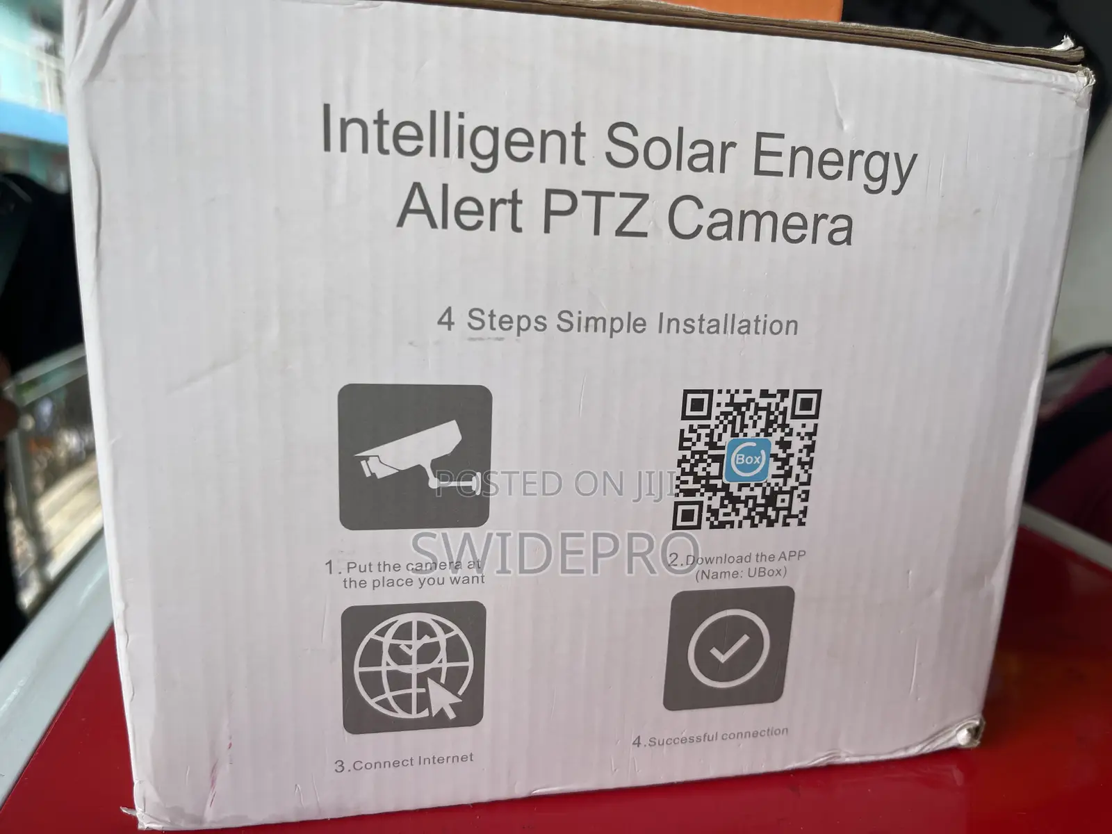 Ubox 5mp Hd 4glte Intelligent Solar Energy Alert PTZ Camera CCTV