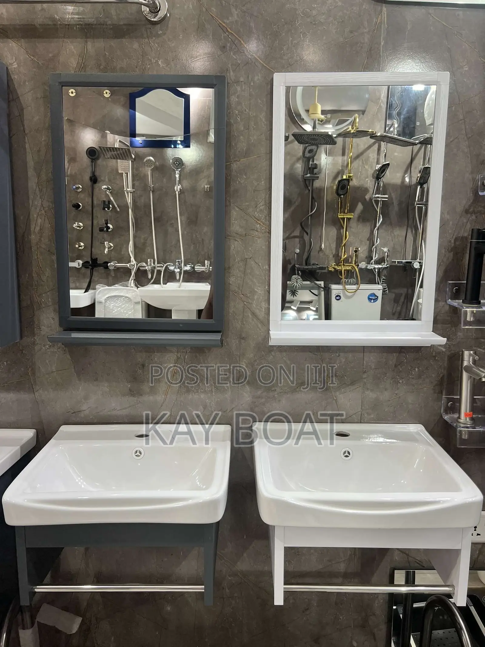 Hand Basin With Mirror Complete