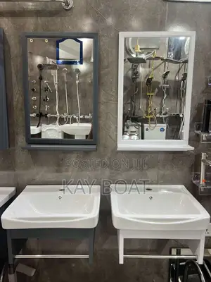 Hand Basin With Mirror Complete