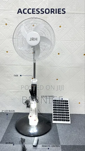 Rechargeable Solar Fan
