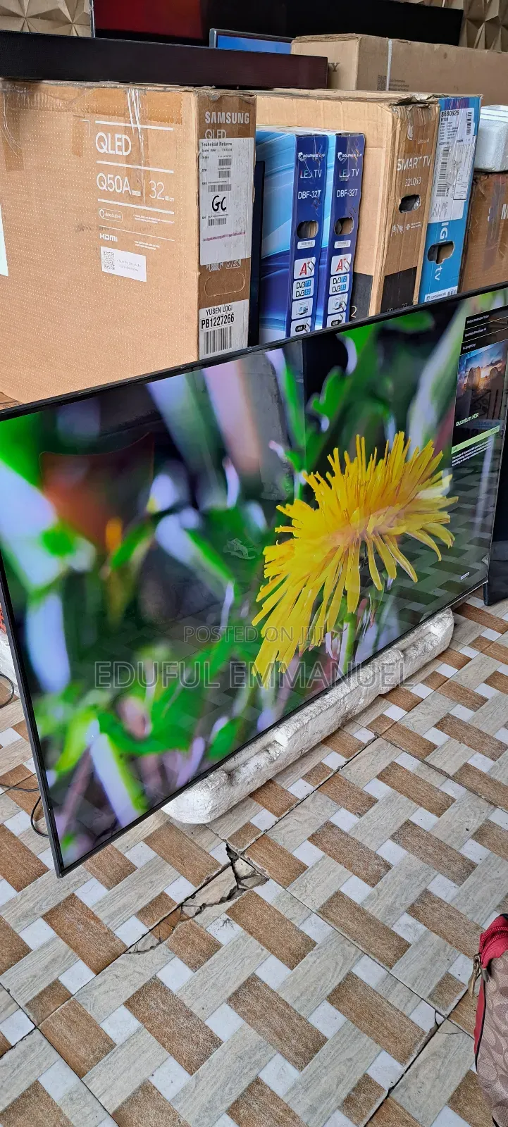 Samsung 55" Class Qled Q70c Uhd Smart Alexa Apple Airpla