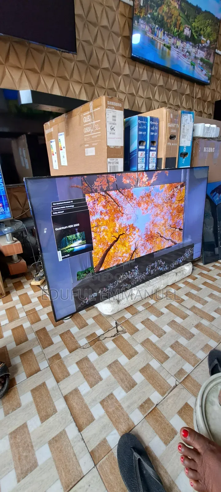 Samsung 55" Neo Qled Qn90b Uhd Smart Alexa Apple Airplay