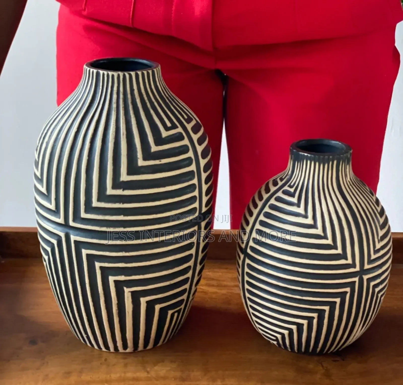 Stripe Vase Set