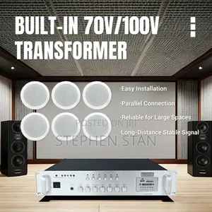6pcs Ceiling Speaker With Amplifier High Quality