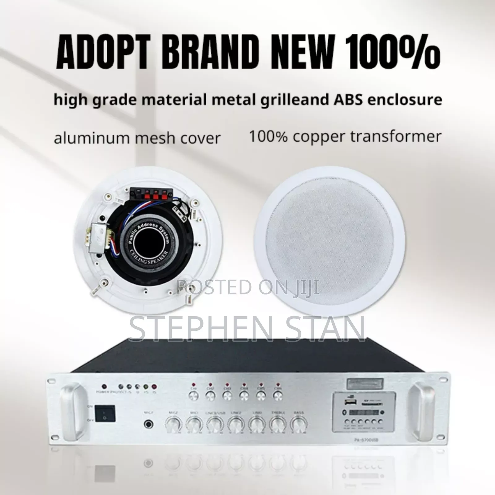 6pcs Ceiling Speaker With Amplifier High Quality