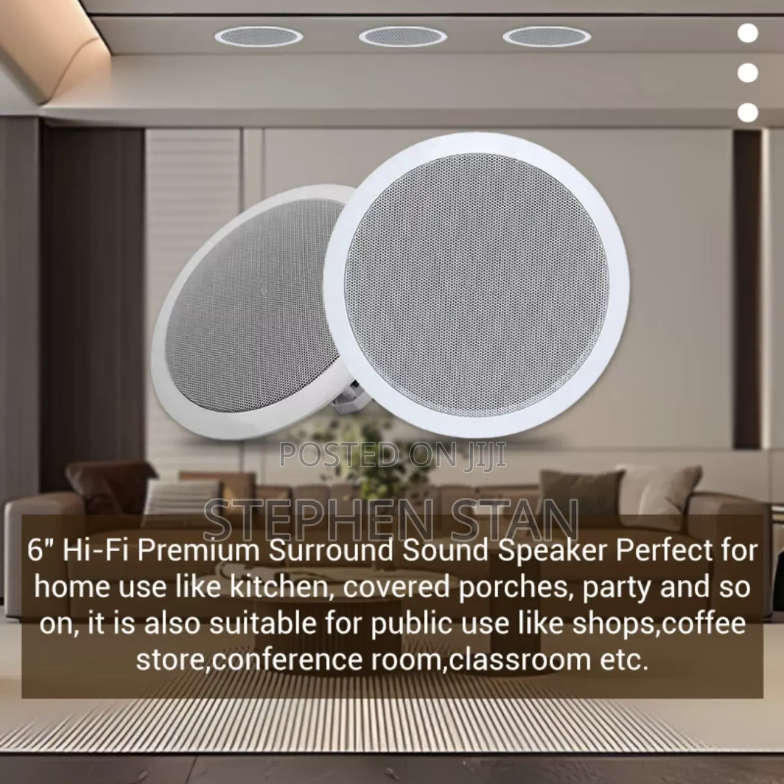 6pcs Ceiling Speaker With Amplifier High Quality
