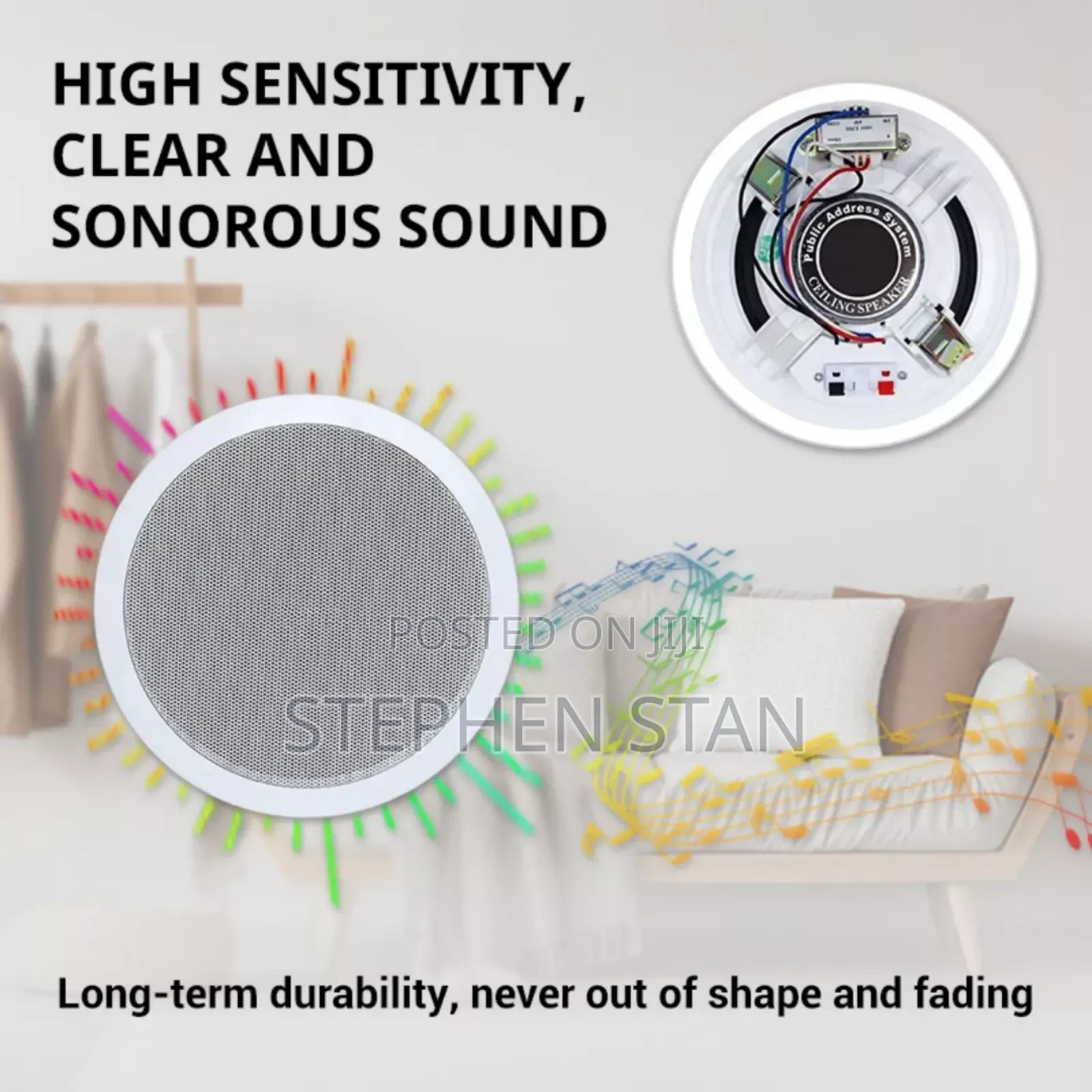 6pcs Ceiling Speaker With Amplifier High Quality