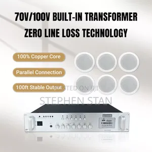 6pcs Ceiling Speaker With Amplifier High Quality