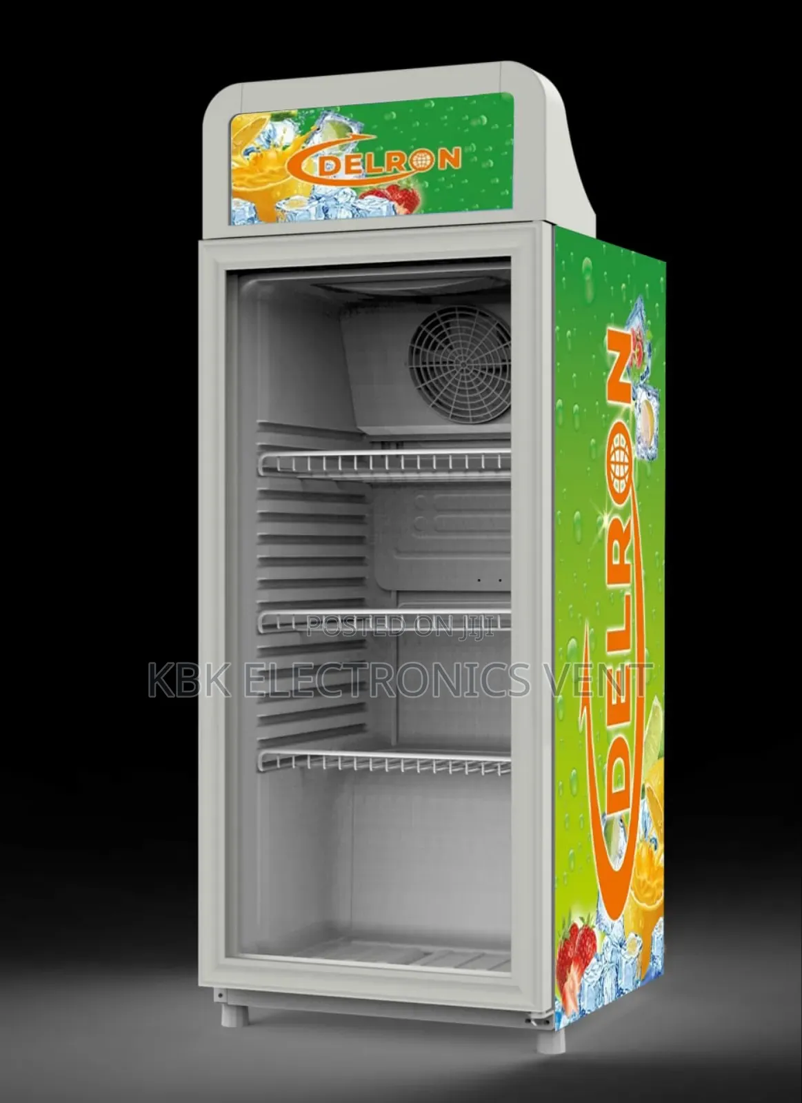 Delron 116ltr Single Door Display Fridge