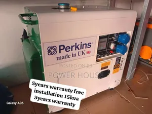 Lumina Mythos 15kva 16500watts Diesel Perkins Generator